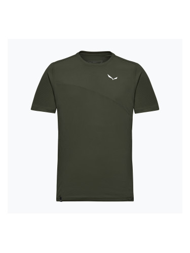 Мъжка тениска за трекинг Salewa Puez Sporty Dry dark olive