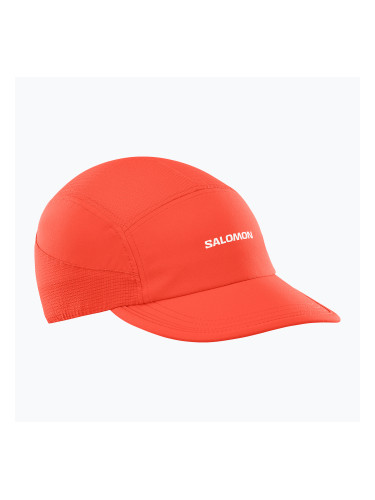 Шапка с козирка Salomon Sense Aero fiery red