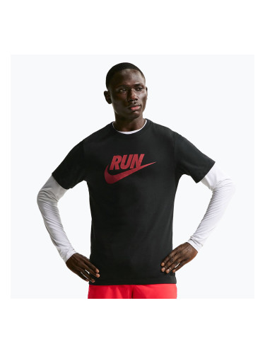Мъжка тениска Nike Dri-Fit Running black/team crimson