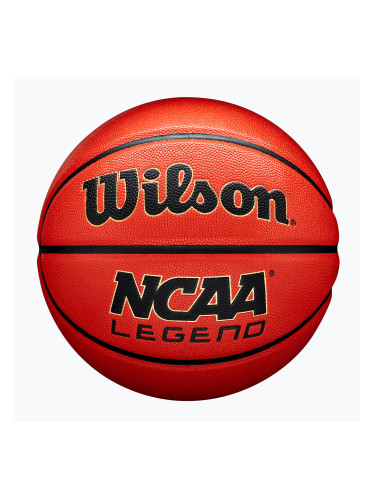 Баскетболна топкa Wilson NCAA Legend orange/black rozmiar 7