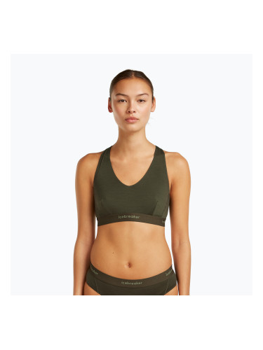 Термоактивен сутиен icebreaker Merino 125 Cool-Lite Sprite Racerback dark loden