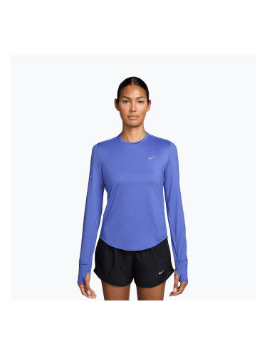 Дамска блуза с дълъг ръкав за бягане Nike Swift Dri-Fit UV sapphire