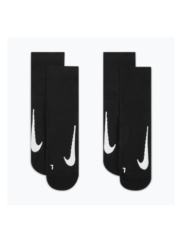 Чорапи Nike Court Multiplier Max 2 чифта black/black