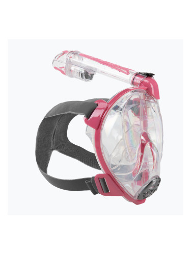 Cressi Duke Dry пълнолицева маска за гмуркане с шнорхел розова XDT000040