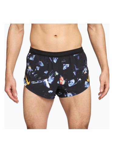 Мъжки шорти за бягане Nike AeroSwift Dri-Fit ADV Brief Lined 2" black/laser orange