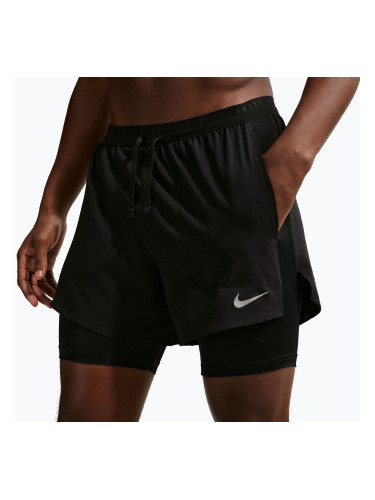 Мъжки шорти за бягане Nike Stride Dri-Fit Hybrid 5“ black