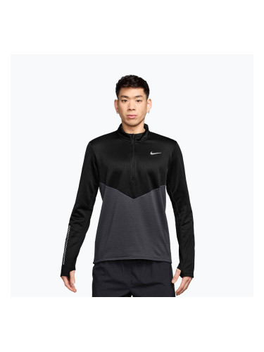 Мъжки суитшърт за бягане Nike Pacer Winterized 1/2 Zip anthracite/black