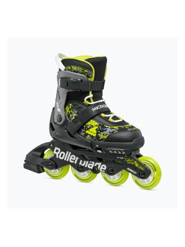Детски ролкови кънки Rollerblade Microblade SL Jr черни/лимонени