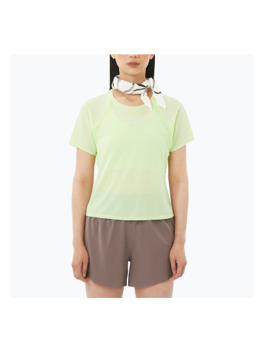 Дамска тениска за бягане Salomon Shakeout Air Cropp butterfly