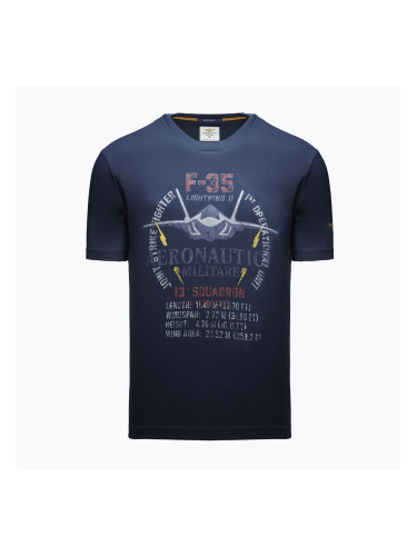 Мъжка тениска Aeronautica Militare TS2536UJ00641 navy blue
