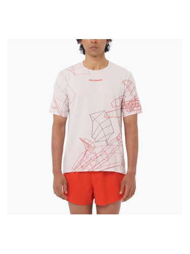 Мъжка тениска за бягане Salomon S/Lab Speed Tee lilac ash/fiery red