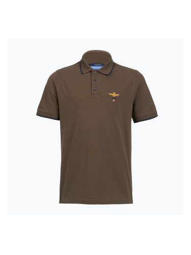 Тениска Aeronautica Militare PO1308UP00082 Polo chestnut brown