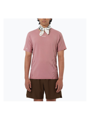 Мъжка тениска за бягане Salomon Sense Aero SS Tee GFX dusky orchid