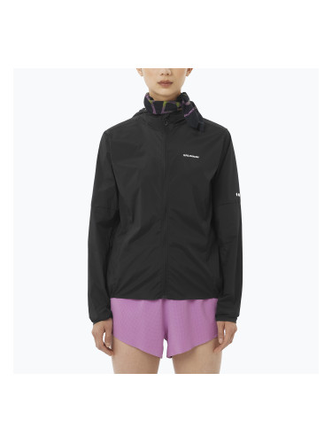 Дамско яке за бягане Salomon Sense Aero Wind black