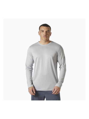 Мъжка блуза с дълъг ръкав Helly Hansen HH Tech Crew 2.0 LS grey fog