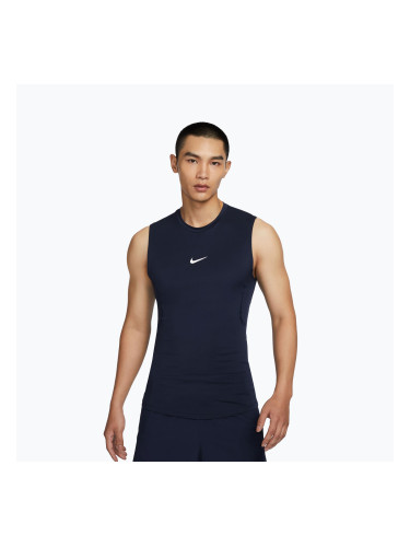 Мъжка тениска Nike Pro Dri-Fit Tight Sleeveless Fitness obsidian/white