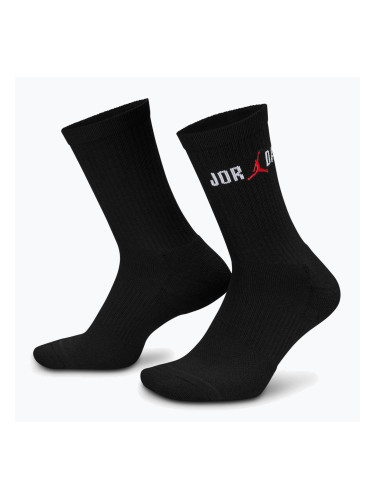 Чорапи Nike Jordan Everyday Crew 1 чифт black/white/university red