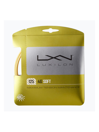Тенис корда Luxilon 4G Soft 125 12,2 m gold