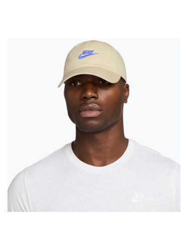 Шапка с козирка Nike Club Unstructured Futura Wash light khaki/sapphire
