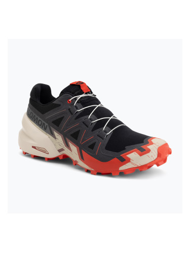 Мъжки обувки за бягане Salomon Speedcross 6 black/fiery red/almond milk