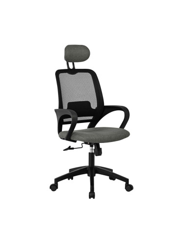 ЧЕРЕН ОФИС СТОЛ БИЛИ 2 С ПОДЛАКЪТНИЦИ 67/66/121 СМ