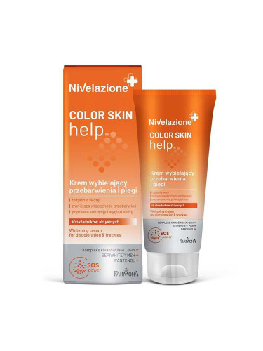 Избелващ крем срещу хиперпигментации лунички и неравномерен тен Farmona Nivelazione Outlet