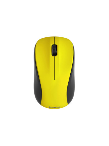 Безж. мишка Hama MW-300 V2, жълт, Silent