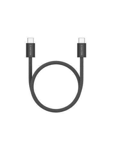 Кабел Canyon 60MG USB C-C 60W 1м Черен
