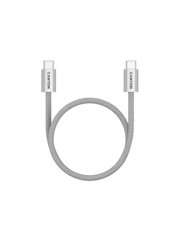 Кабел Canyon 60MG USB C-C 60W 1м Сив