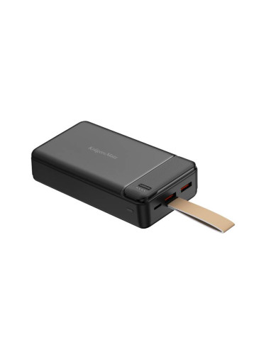 Външна батерия, Power Bank, 2xUSB, USB Type C, 30000mAh, 5VDC, 3A, KM0907.1