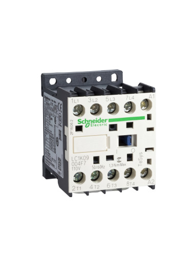 Контактор LC1K09004B7, 4-полюсен, 4xNO, 9A, 24VАC
