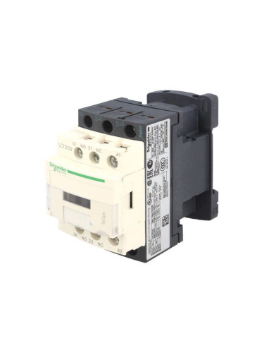 Контактор LC1D09P7, 3-полюсен, 3xNO, 230VAC, 9A, спомагателни контакти NO+NC