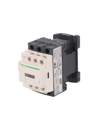 Контактор LC1D18N7, 3-полюсен, 3xNO, 415VAC, 18A, спомагателни контакти NO+NC
