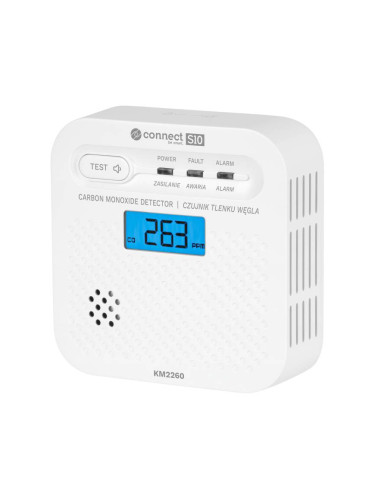 Детектор за дим със звукова сигнализация, 85dB, KM2260, Kruger&Matz