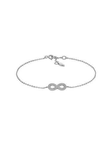 Сребърна дамска гривна Fossil JFS00633040