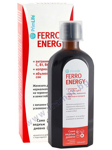 ПРИМЛАЙФ ФЕРОЕНЕРДЖИ сироп 250 мл