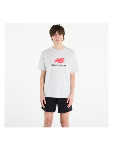 Тениска New Balance Athletics Logo T-Shirt Ash Heather L