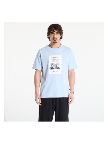 Тениска New Balance 574 Ad T-Shirt Oxford Blue L