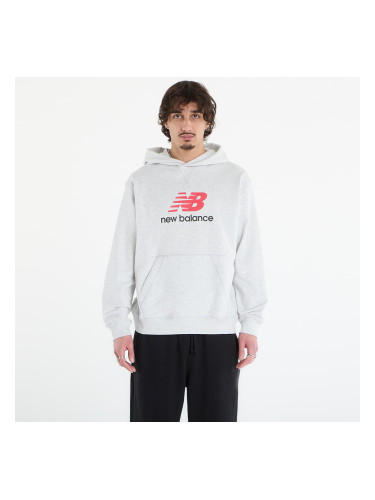 Суитшърт New Balance Athletics French Terry Logo Hoodie Ash Heather L