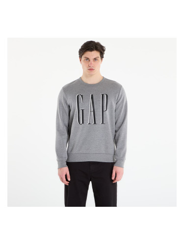 Суитшърт GAP V-Lw Db Fleece Heather Grey L