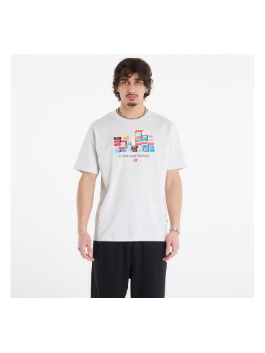Тениска New Balance Boxes T-Shirt Ash Heather M