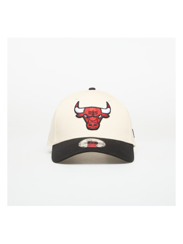 Шапка New Era 9FORTY Chicago Bulls NBA Colourblock Light Cream/ Official Team Color Universal