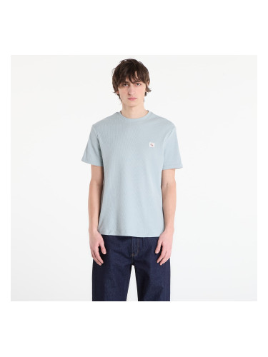 Тениска Calvin Klein Jeans Ss Waffle Badge Crew Tee Gray L