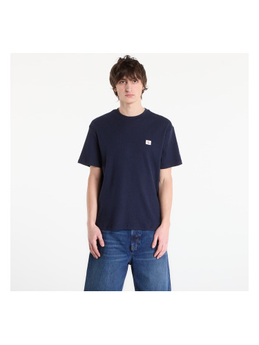 Тениска Calvin Klein Jeans Ss Waffle Badge Crew Tee Blue L
