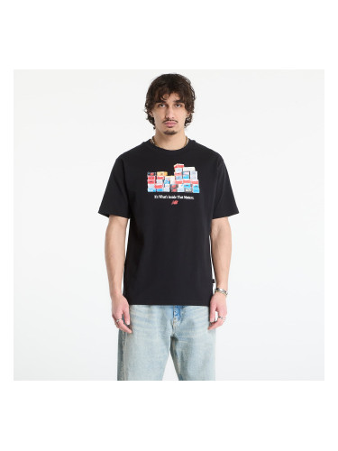 Тениска New Balance Boxes T-Shirt Black M