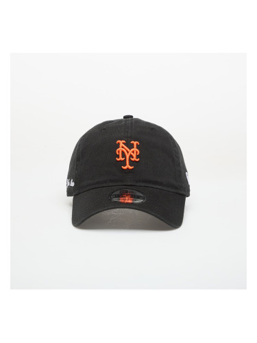 Шапка New Era 9TWENTY MLB Washed Script New York Mets Black Universal