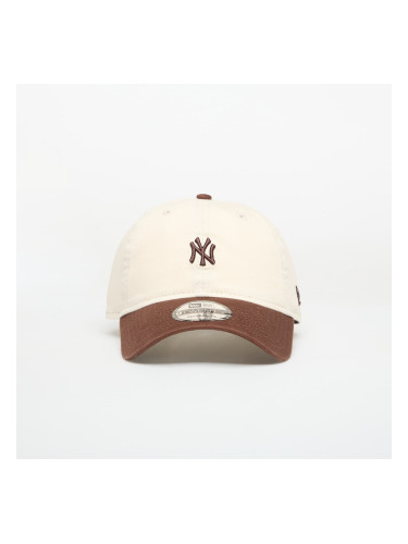 Шапка New Era 9TWENTY New York Yankees MLB Mini Logo Light Cream Universal