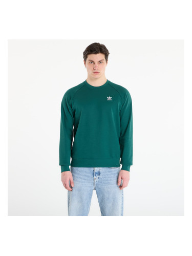 Суитшърт adidas Trefoil Essentials French Terry Crew Sweatshirt Collegiate Green S