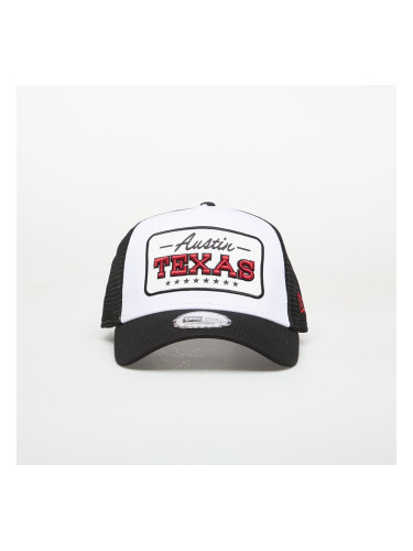 Шапка New Era 9FORTY Af Trucker Location Patch Black/ Optic White Universal