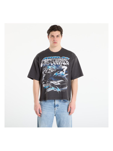 Тениска adidas Gurnge Racing Graphic T-shirt Utility Black XL